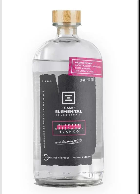 Distilled Pulque Pulcata Blanco Tequila 700ml