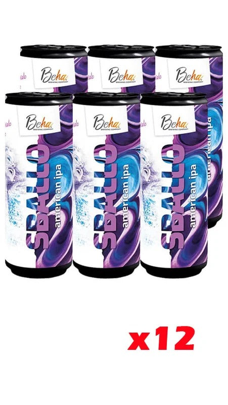 Beha Sballo American IPA 33cl – Cassa da 12 lattine