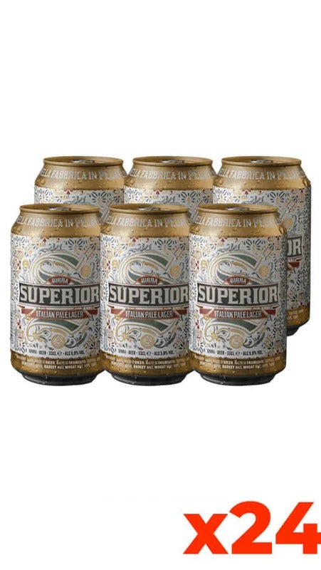 Superior Italian Pale Lager 33cl – Cassa da 24 lattine