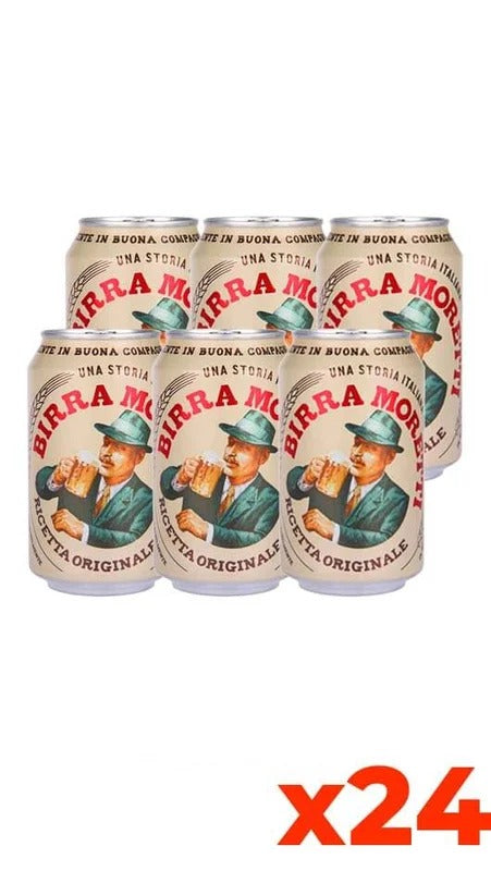 Moretti 33cl – Confezione da 24 Lattine