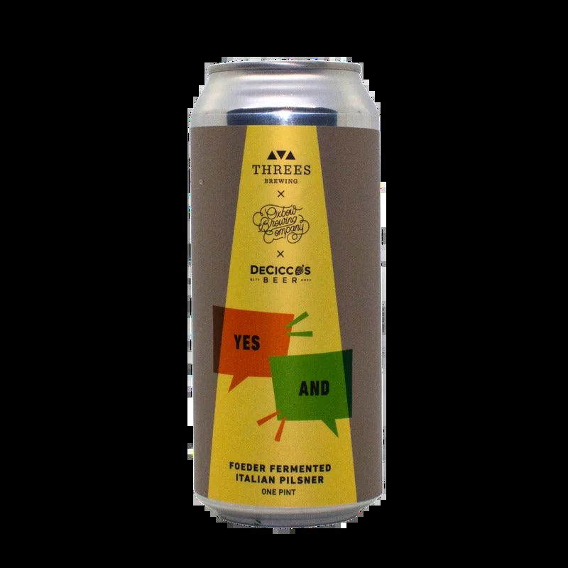 Yes And (Foeder Fermented Italian Pilsner)