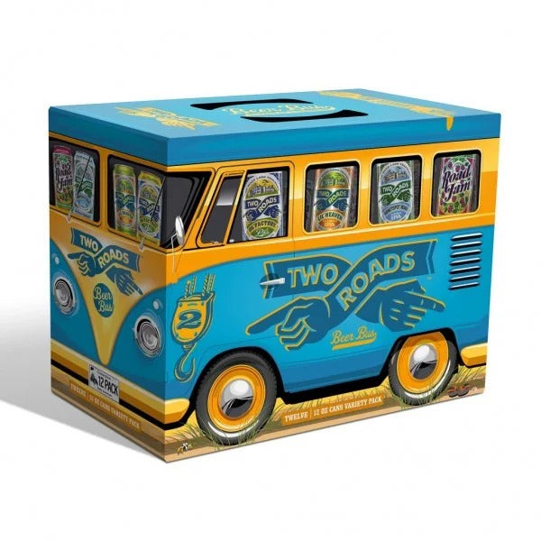 Two Roads – Beer Bus Variety Pack (12 pack cans)