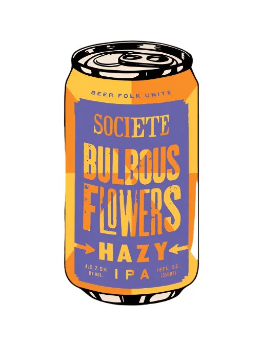 Societe Brewing Co. – Bulbous Flowers Hazy IPA