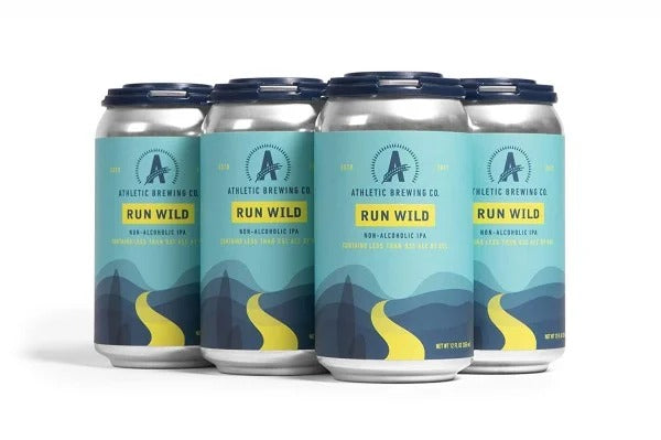 Athletic Brewing – Run Wild IPA – Non-Alcoholic (6 pack cans)