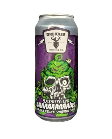 Drekker Brewing Co. – Blackberry Lime Braaaaaaaains Double Fruit Smoothie Sour