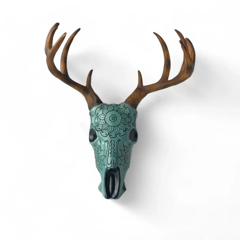 Azulejos Trophy Head Antlers Anejo Tequila “Green” 750ml