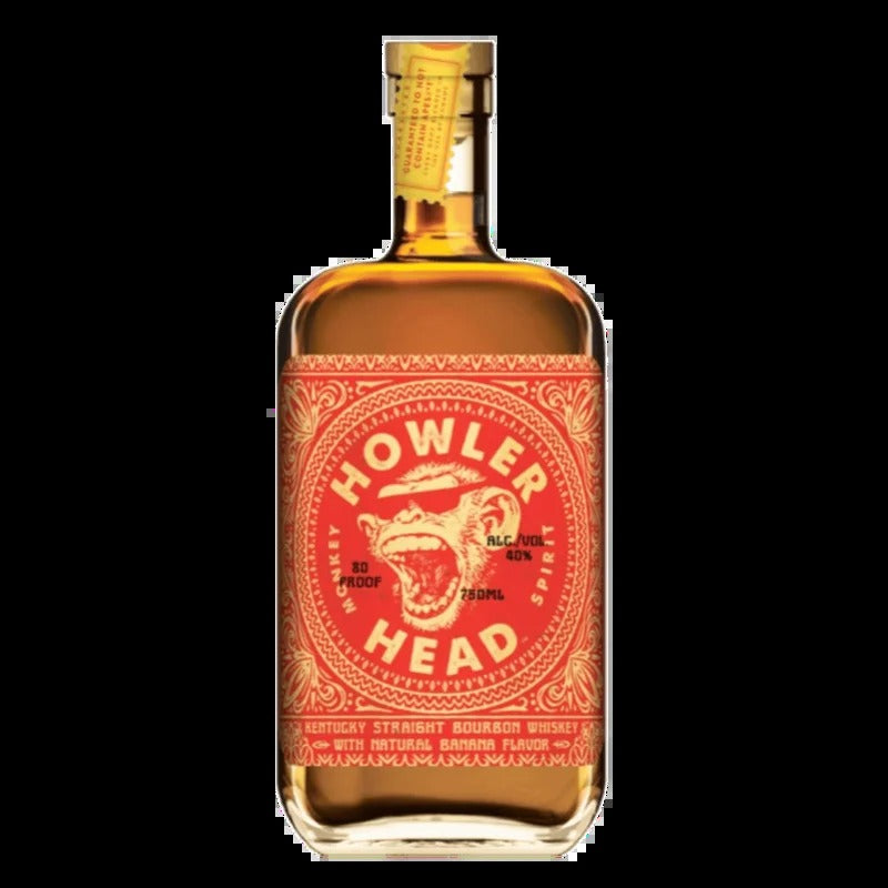 Howler Head Banana Infused Kentucky Straight Bourbon Whiskey – 750ML