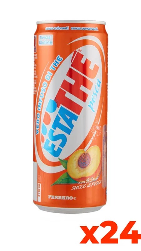 Estathe Pesca – Confezione cl. 33 x 24 Lattine