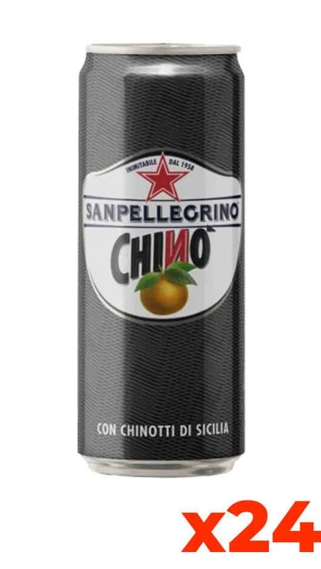 Sanpellegrino Chino’ – Confezione cl. 33 x 24 Lattine Sleek