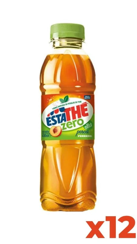 The Pesca Zero Estathe – Pet – Confezione 40cl x 12 Bottiglie