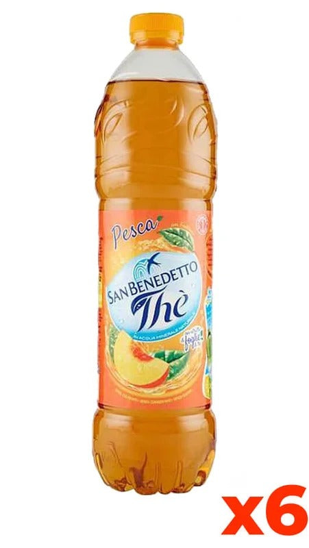 San Benedetto The’ Pesca – Pet – Confezione lt. 1,5 x 6 Bottiglie