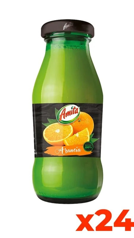Amita Arancia 100% – Confezione cl. 20 x 24 Bottiglie