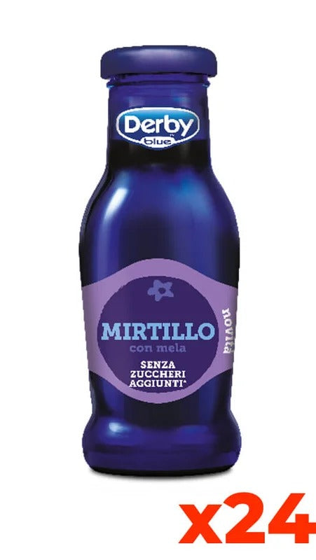 Derby Mirtillo – Senza Zucchero – Confezione cl. 20 x 24 Bottiglie