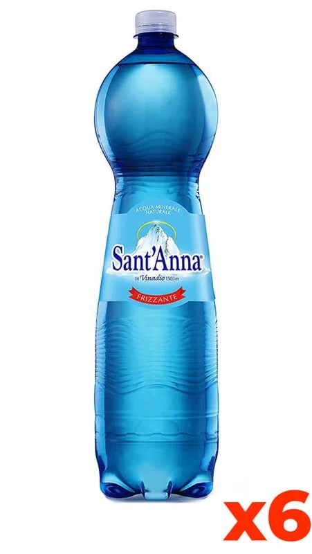 Sant’Anna Gassata – Pet – Confezione lt. 1,5 x 6 Bottiglie
