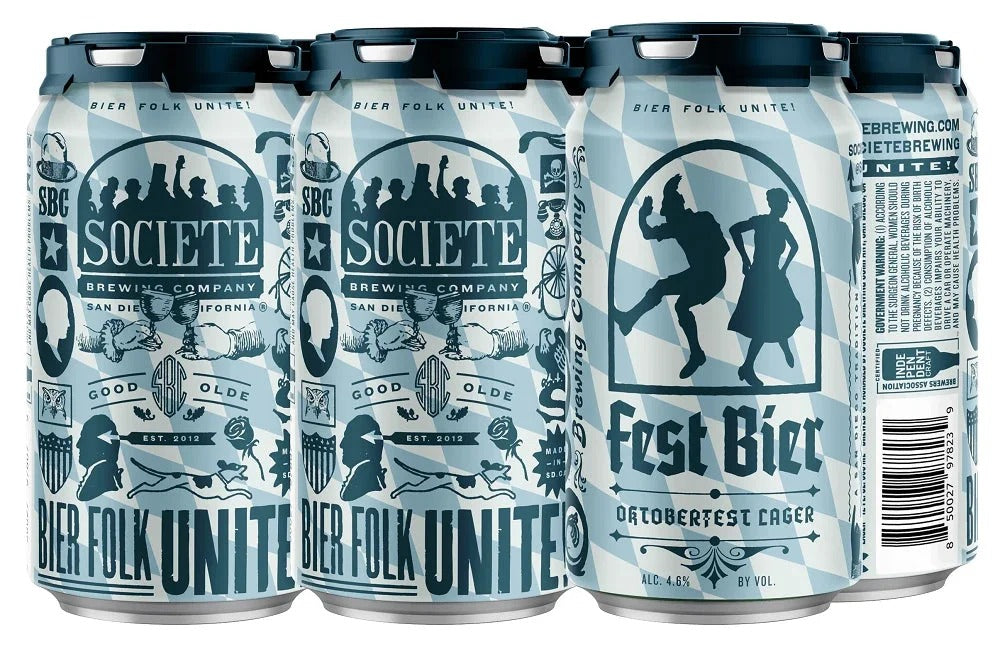Societe Fest Bier Octoberfest Lager 6pk Cans