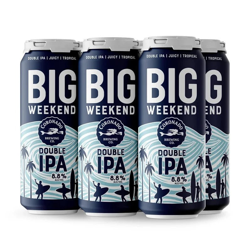 Coronado Big Weekend Double IPA 16oz 6pack Cans
