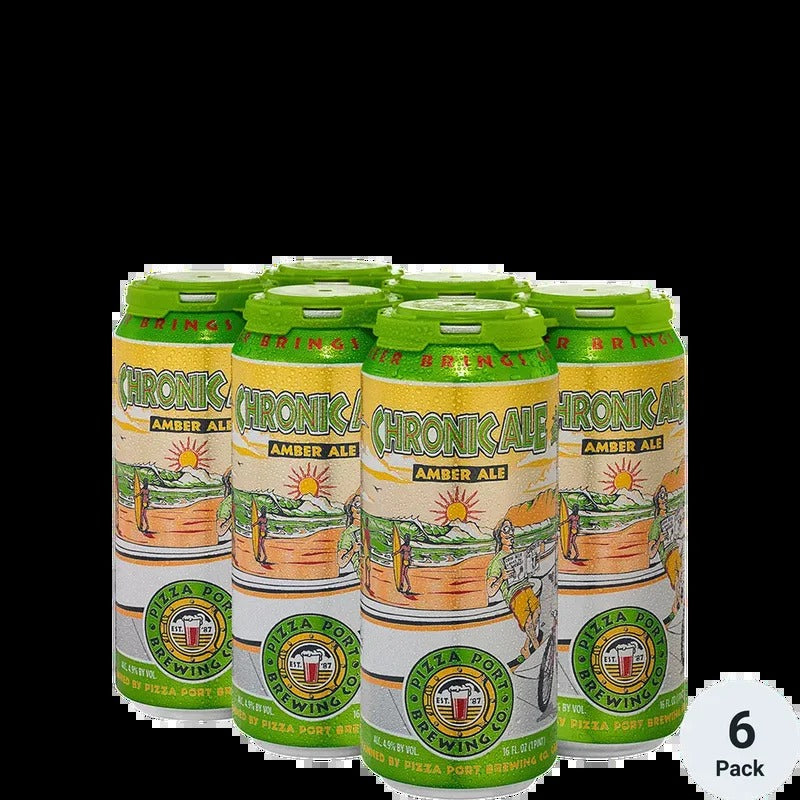 Pizza Port Chronic Ale 16oz 6 Pack Can