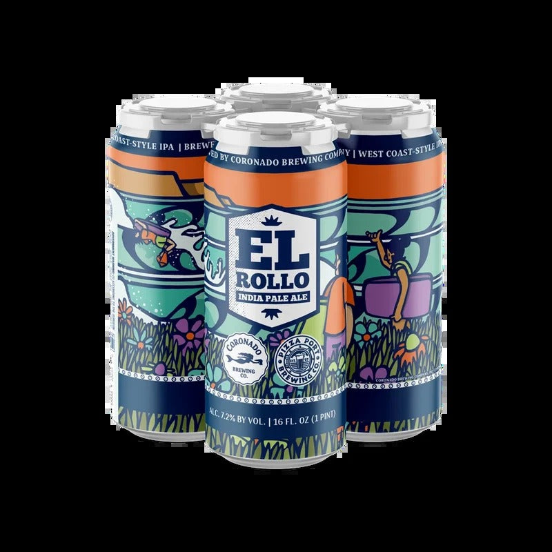 Coronado El Rollo IPA 16oz 4pk Cans
