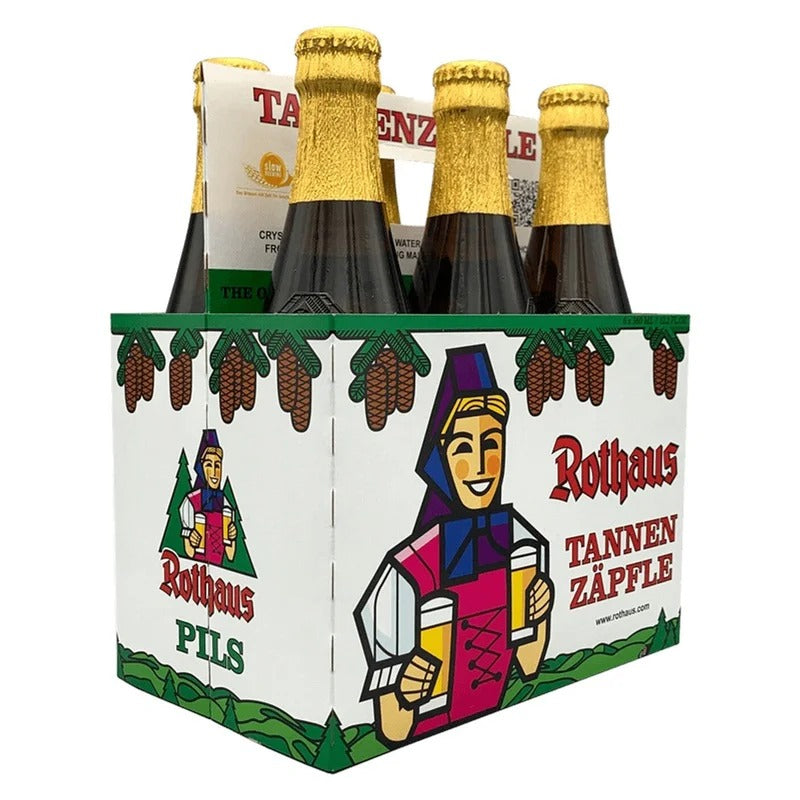Rothaus Tannenzapfle Pilsner 12.2oz 6 pack Bottels (alc.5.3%)