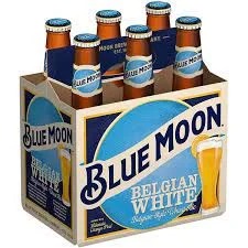 Blue Moon Belgian – Style White Ale 12oz 6 Pack Bottles