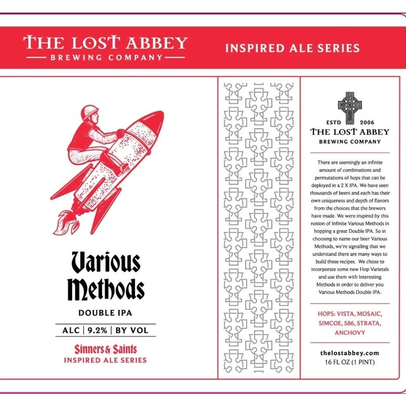 Lost Abbey Various Methods Dipa 16oz 12pack Cans