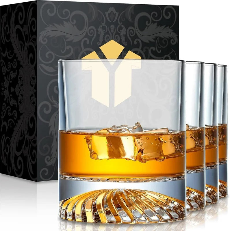 Opayly Old Fashioned Glasses Set of 4-Glasses
