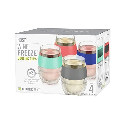 True Fabrications – Wine FREEZE� Cooling Cups (set of 4)
