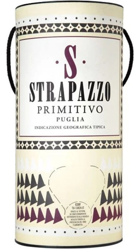 Primitivo Puglia IGT – Strapazzo – Bag-in-Tube – 3 litri – Casa Roma