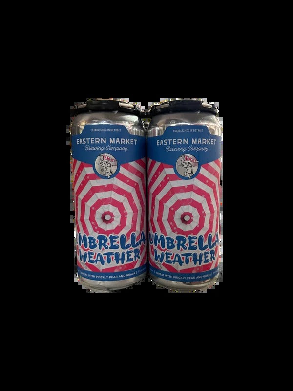 Eastern Market Umbrella Weather Wheat Ale with Prickly Pear and Guava