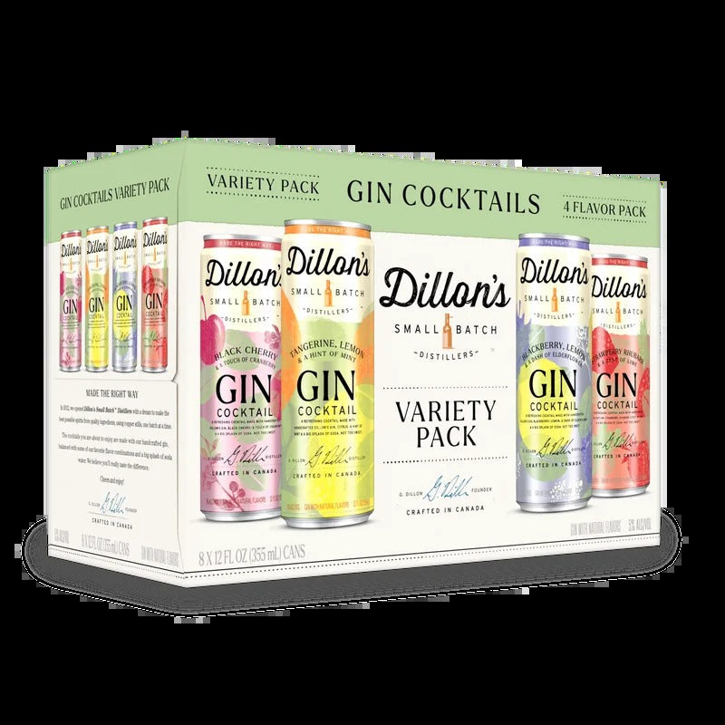 Dillon’s Gin Cocktail Variety 8-Pack