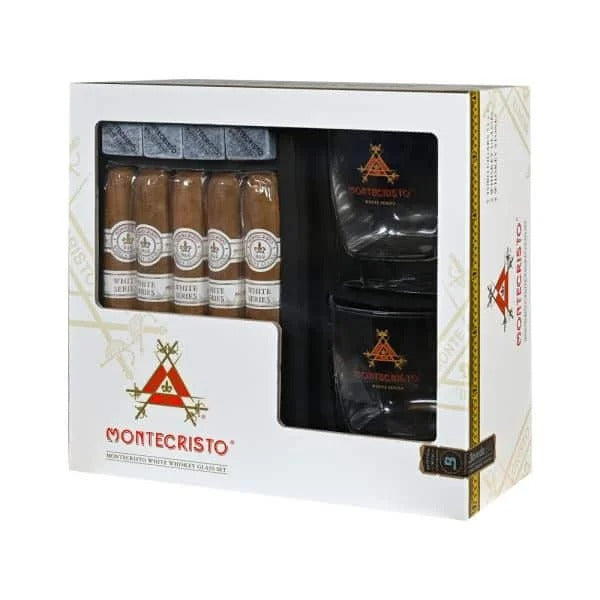 Montecristo White Series Whiskey Glass Set