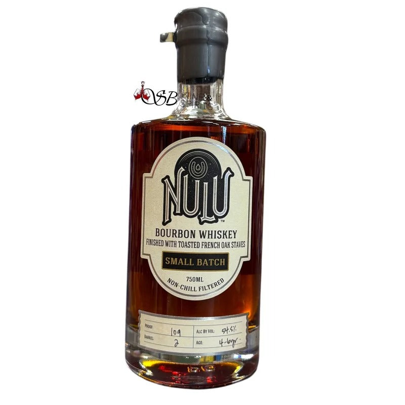 Nulu Double Toasted French Oak Staves Bourbon Whiskey 750ml