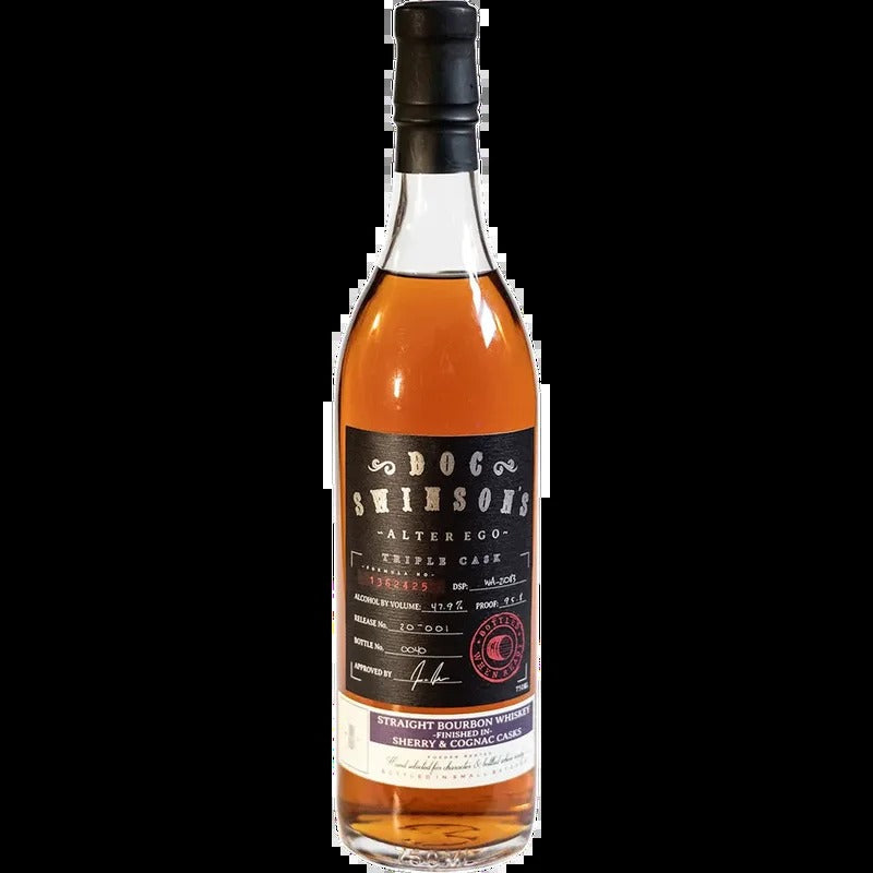 Doc Swinson’s Alter Ego Triple Cask Straight Bourbon Whiskey 750ml