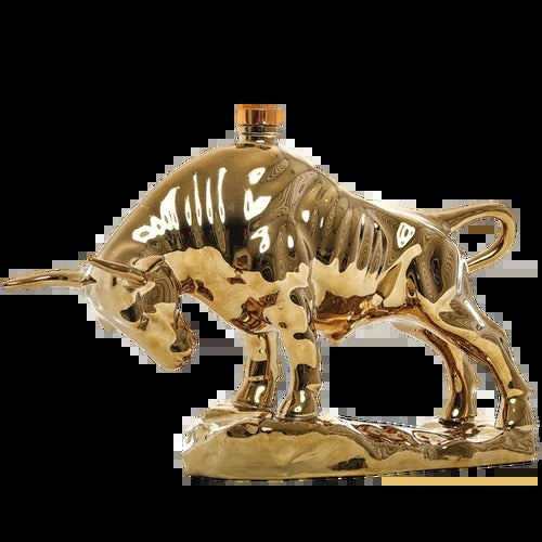 Horos Golden Longhorn Decanter Bourbon Whiskey 750ml