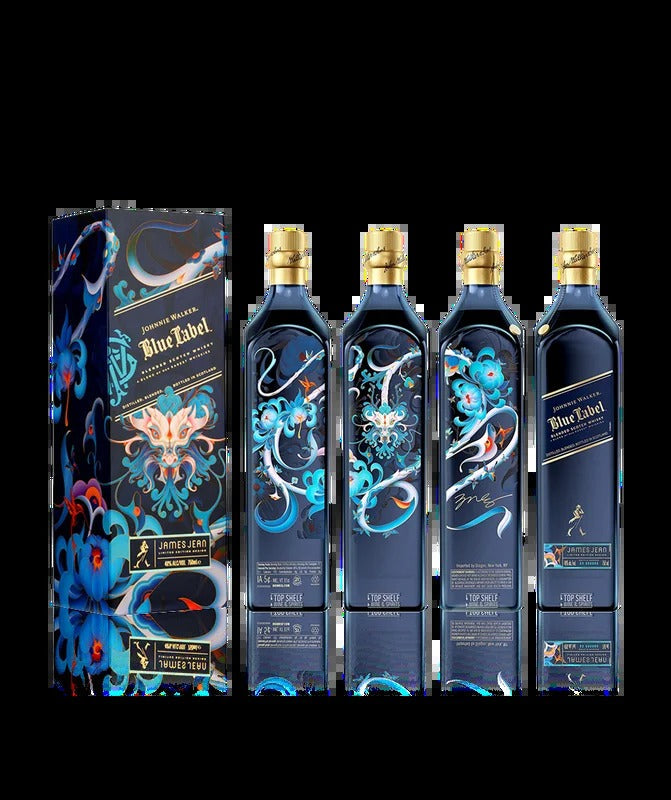 2024 Johnnie Walker Blue Label Year of the The Wood Dragon by James Jean Limited Edition Blended Scotch Whisky