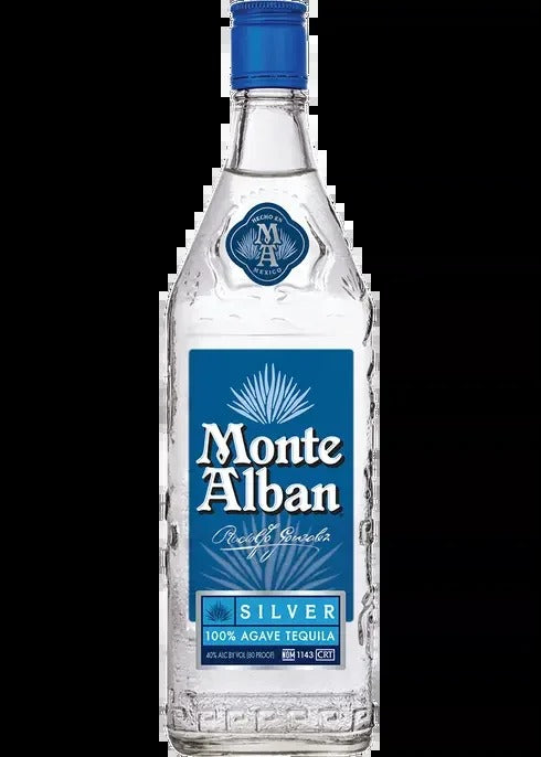Monte Alban Silver Tequila 750ml