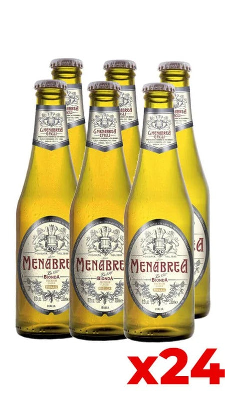 Menabrea – La Bionda – 150° Anniversario 33cl – Cassa da 24 Bottiglie