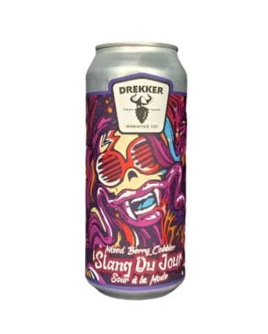 Drekker Brewing Co. – Slang Du Jour – Mixed Berry Cobbler Sour à la Mode