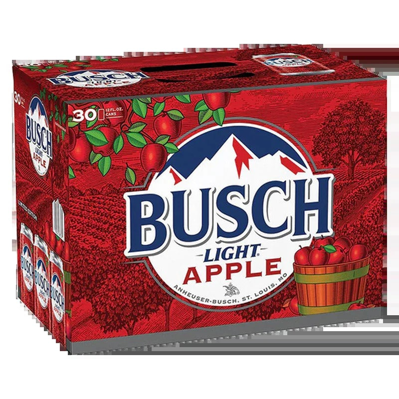 Busch Light Apple Lager Beer 12-Oz Can 30-Pack (Pre-Order)