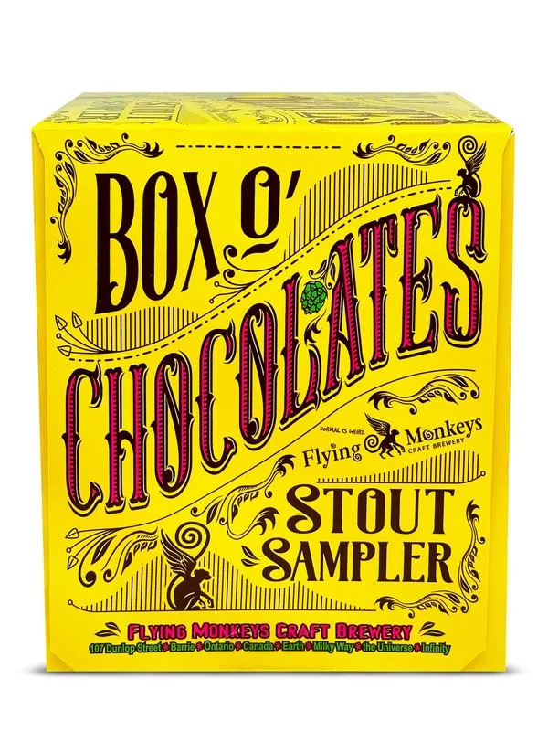 Flying Monkeys Box O Chocolates Stout Beer Variety 4-Pack