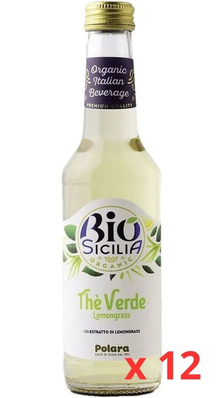 Polara Thè Verde Bio Sicilia – Confezione cl. 28 x 12 Bottiglie