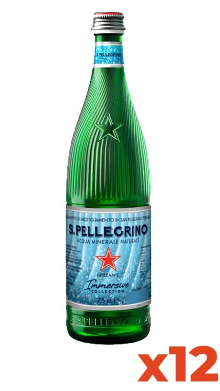 Acqua San Pellegrino Immersive Gasata – Confezione 75cl x 12 Bottiglie