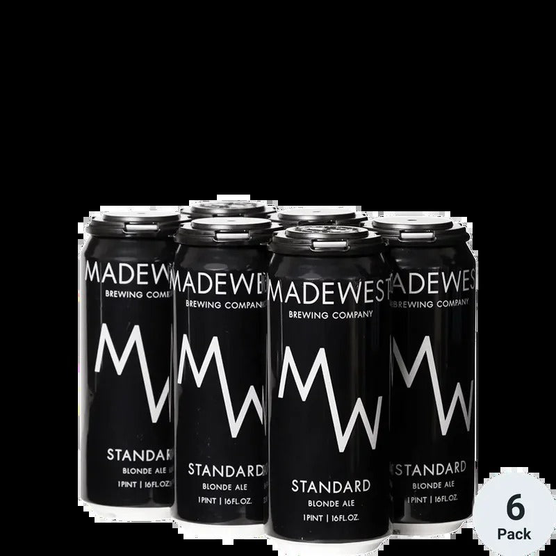Madewest Standard Blonde Ale 16oz 6pack Cans