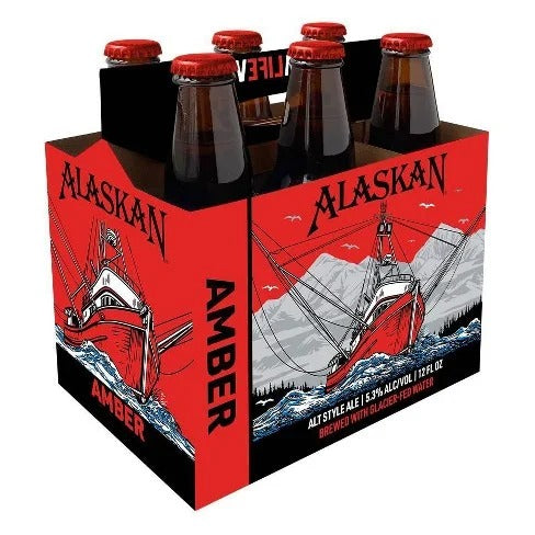 Alaskan Amber style 6 Pack 12oz Bottles