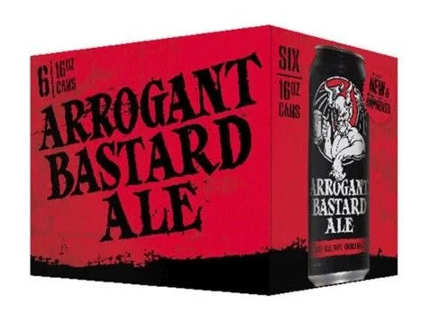 Stone Arrogant Bastard Ale 6pack Cans