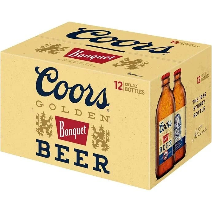 Coors Banquet 12oz 12 Pack Bottle