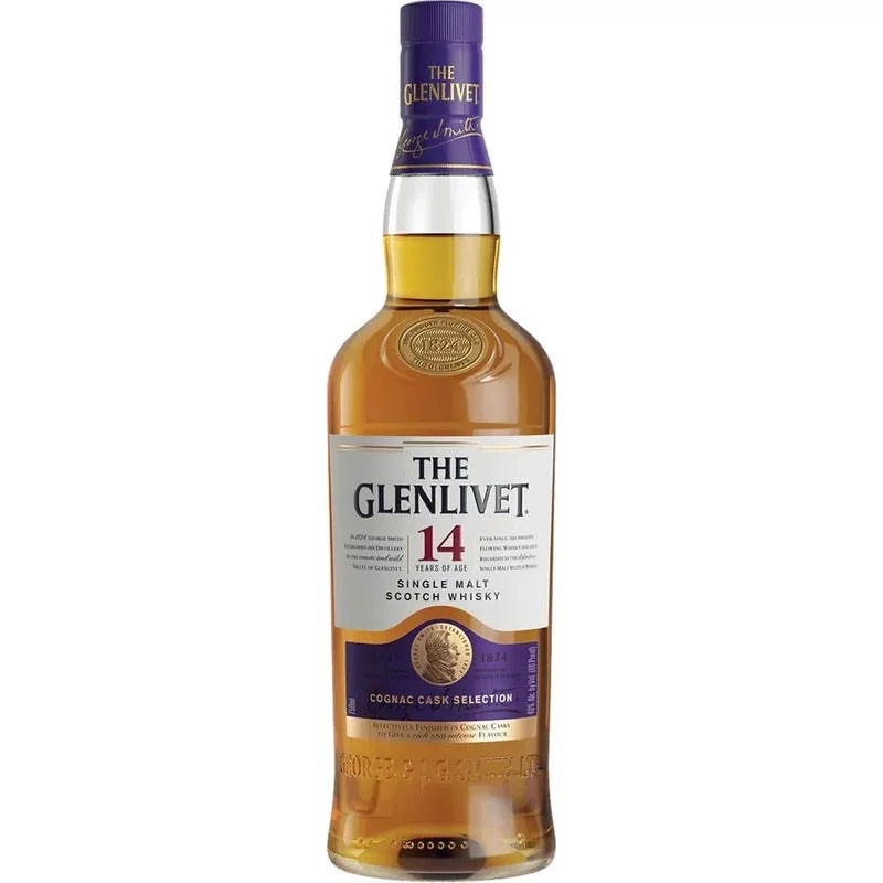 Glenlivet 14 Year Old Cognac Cask Single Malt Scotch Whisky