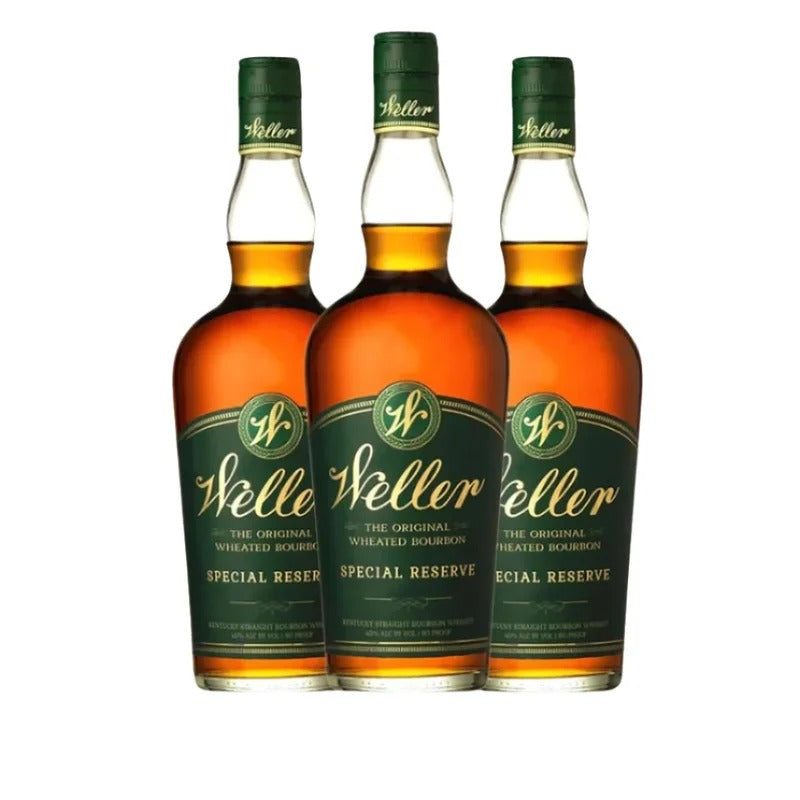 Weller Special Reserve Wheated Bourbon 3-Pack Bottle Bundle 750ml