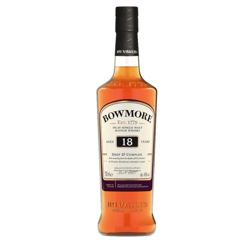 Bowmore 18 Year Old Islay Single Malt Scotch Whisky – 750ML