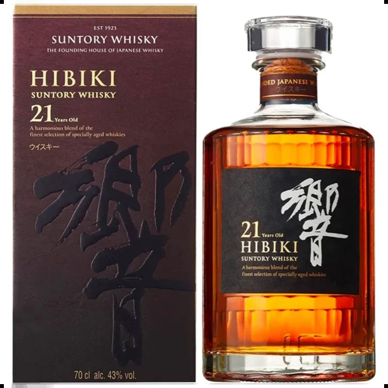 Suntory Hibiki 21 Year Old Blended Whisky, Japan- 750ML